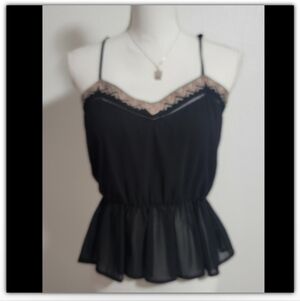 Super B Embroidered design sheer back adjustable size medium